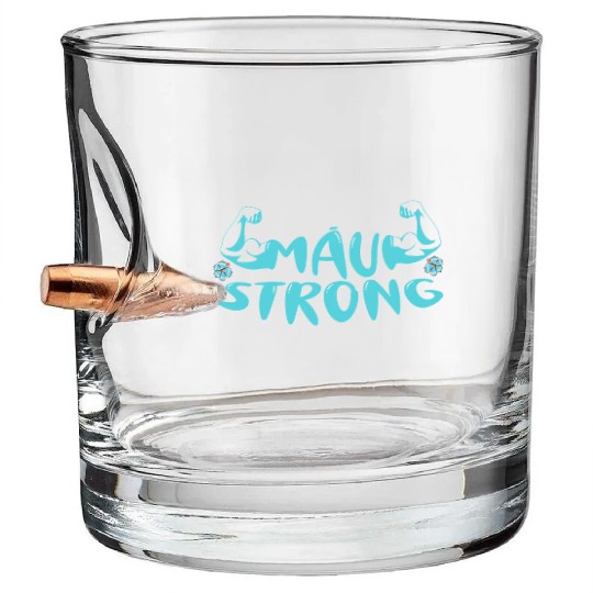 Pray for Lahaina Maui Hawaii Wildfire Support Bullet Whiskey Glasses