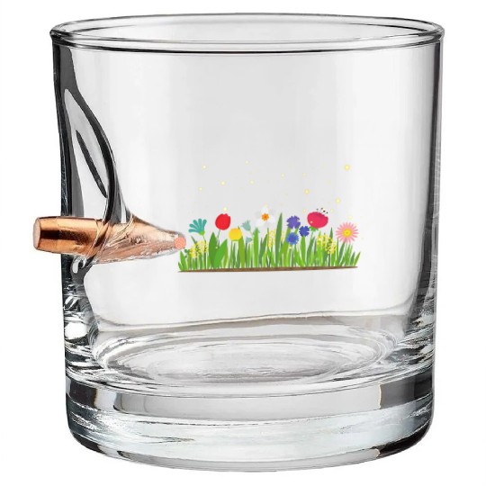 Garden of Firefly Bullet Whiskey Glasses