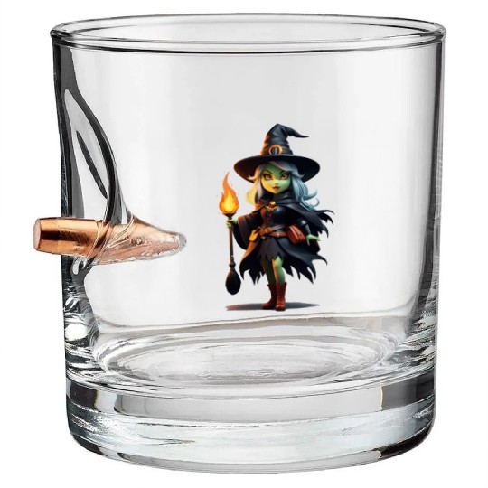 Wicked little witch Bullet Whiskey Glasses