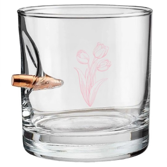 Tulips Florist Flowers Tulip Bullet Whiskey Glasses