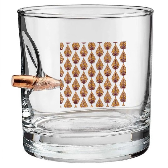Indonesia's cultural tapestry with Wayang themed Bullet Whiskey Glasses