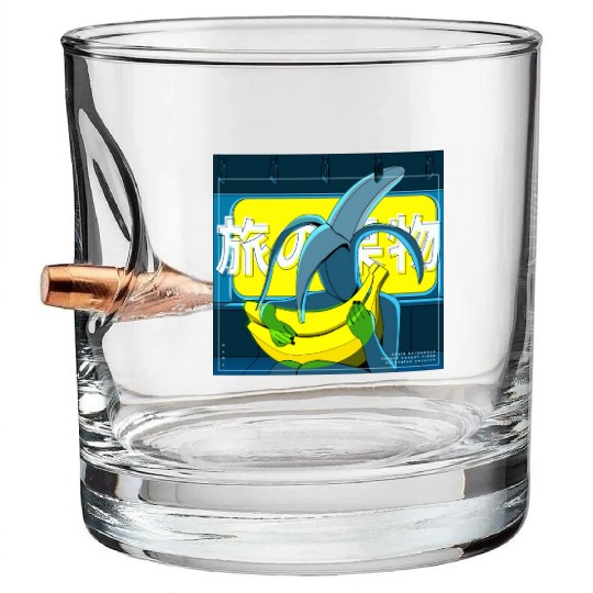sweet sweet banana Bullet Whiskey Glasses
