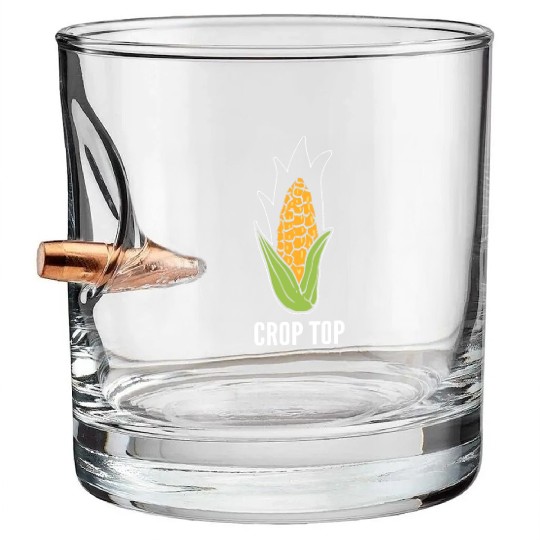 Crop Top Vegetable Farmer Gift Bullet Whiskey Glasses