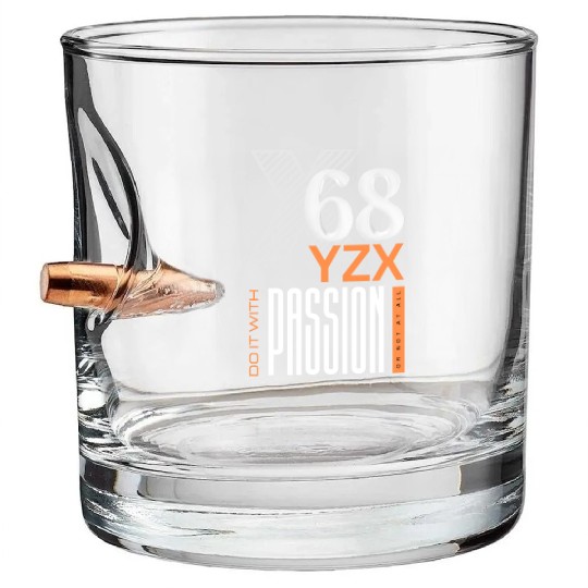 Passion streetwear Bullet Whiskey Glasses