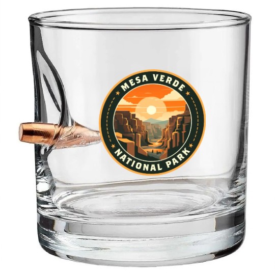 Mesa Verde National Park Bullet Whiskey Glasses