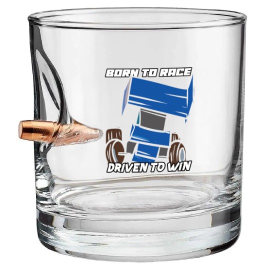 Sprint Car Mom Dirt Track Racing Racing Race Day Bullet Whiskey Glasses
