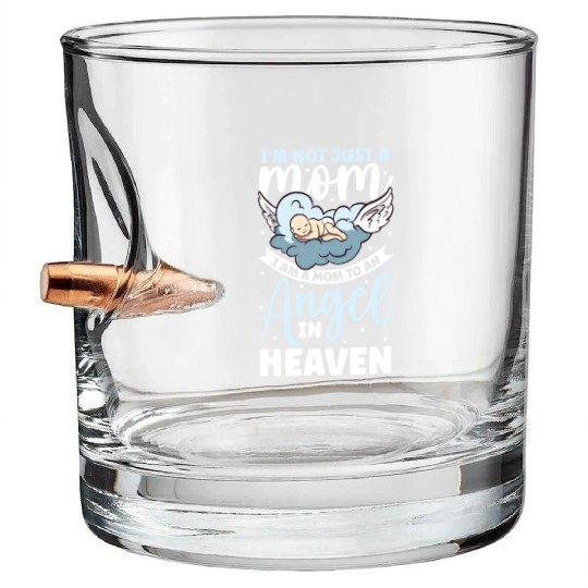 Infant Loss Miscarriage Awareness Pregnancy Loss Bullet Whiskey Glasses