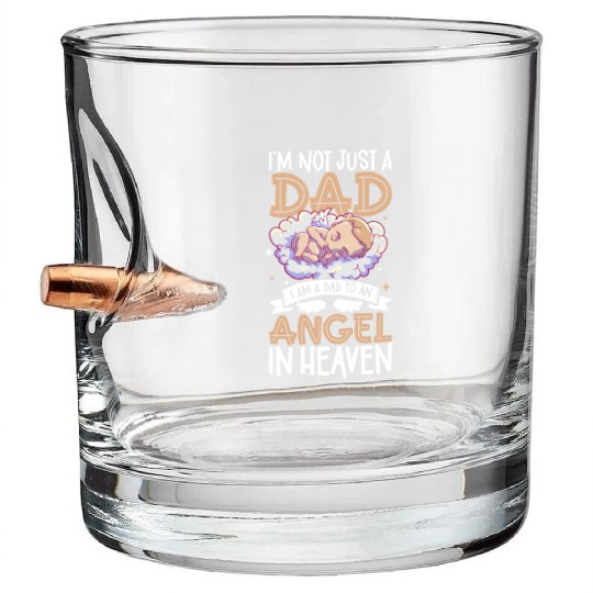 Infant Loss Miscarriage Awareness Pregnancy Loss Bullet Whiskey Glasses