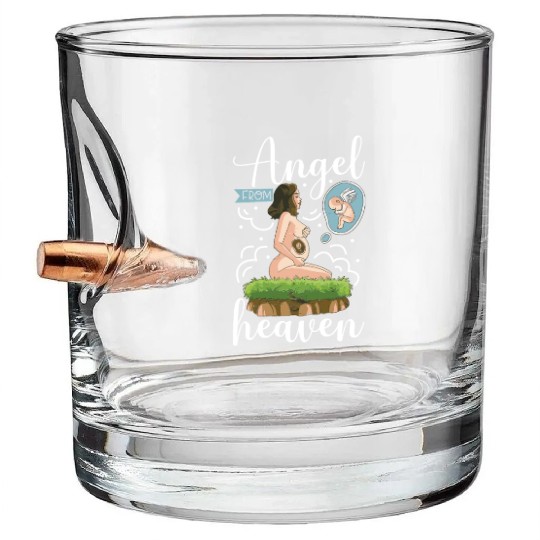 Infant Loss Miscarriage Awareness Pregnancy Loss Bullet Whiskey Glasses