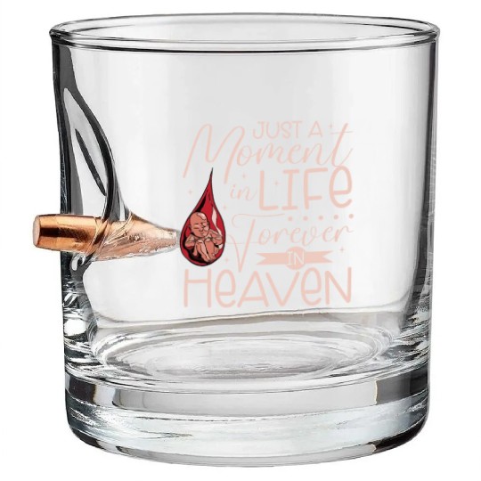 Infant Loss Miscarriage Awareness Pregnancy Loss Bullet Whiskey Glasses