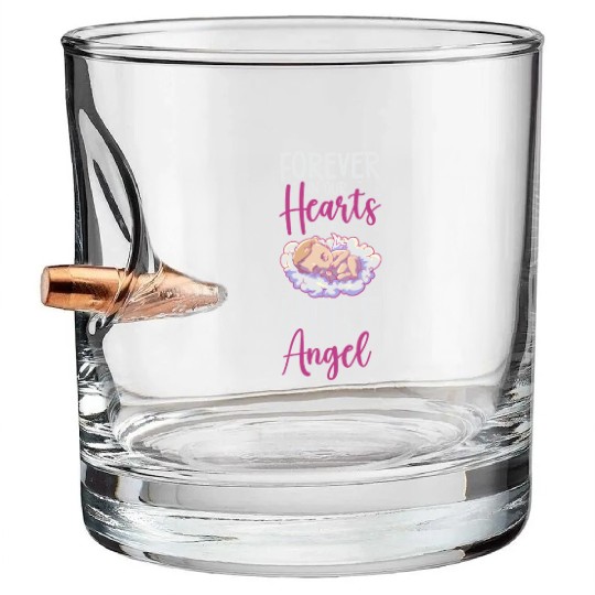 Infant Loss Miscarriage Awareness Pregnancy Loss Bullet Whiskey Glasses