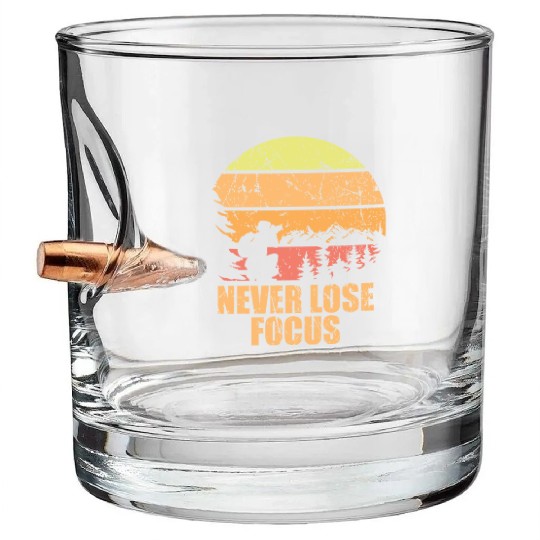 Funny Camera Photography Quote Gift Bullet Whiskey Glasses
