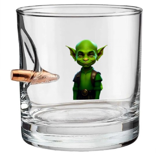 Green Goblin Rascal Embrace the Mischief Bullet Whiskey Glasses