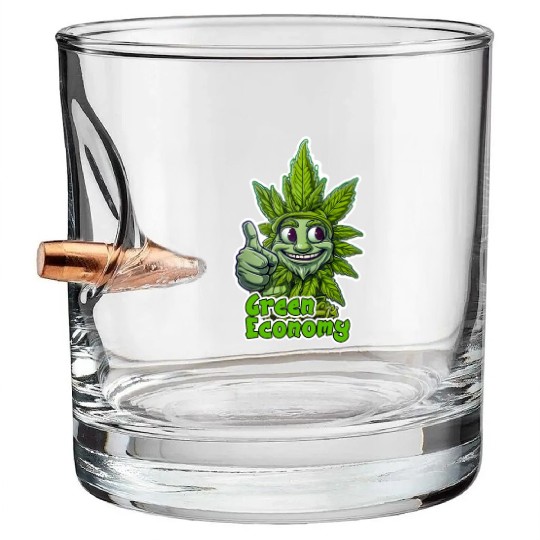 Green Economy Bullet Whiskey Glasses