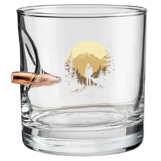 Camouflage Your Way to Success at Deer Hunting Bullet Whiskey Glasses