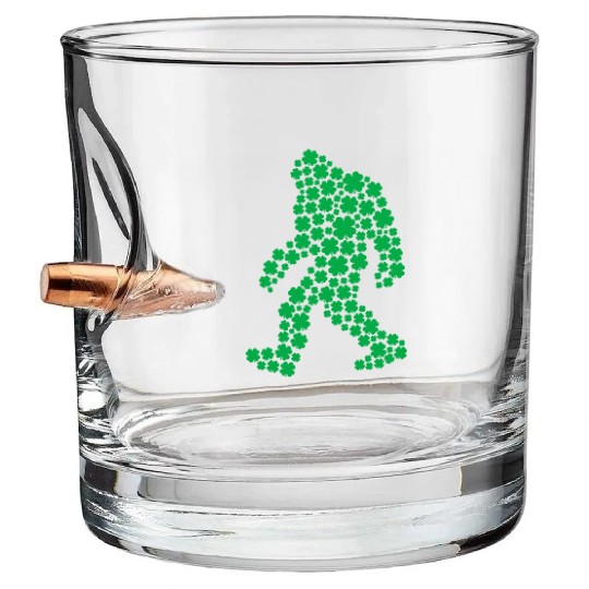Clover Bigfoot St Patrick's Day Boys Shamrock Bullet Whiskey Glasses