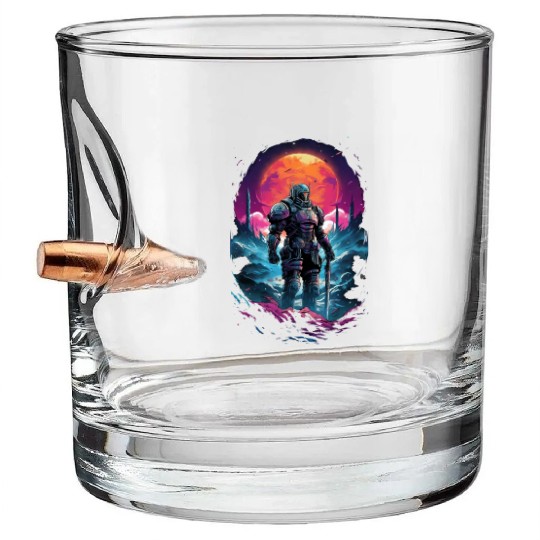 Astro Knight Bullet Whiskey Glasses