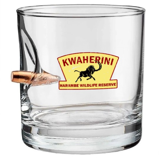 Kwaherini Harambe Wildlife Reserve Bullet Whiskey Glasses