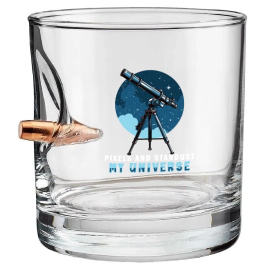 Astrophotography Astronomy Space Camera Star Watch Bullet Whiskey Glasses