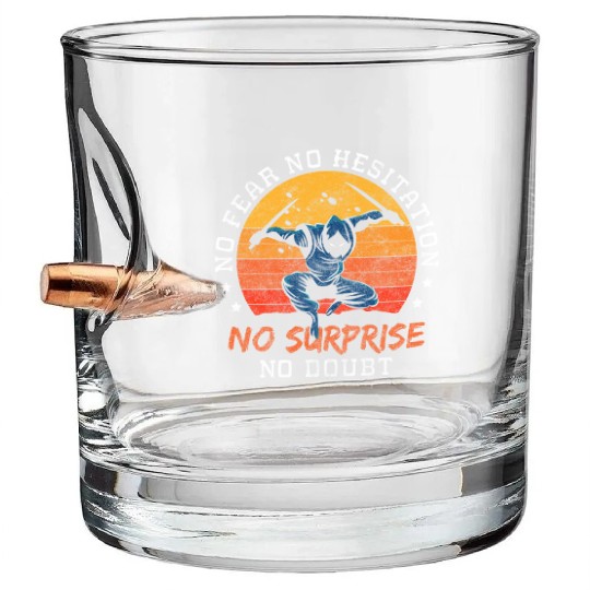 Sword Axe Japan Sabers Bullet Whiskey Glasses