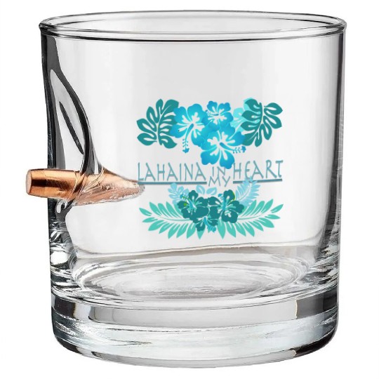 Lahaina in my Heart Bullet Whiskey Glasses