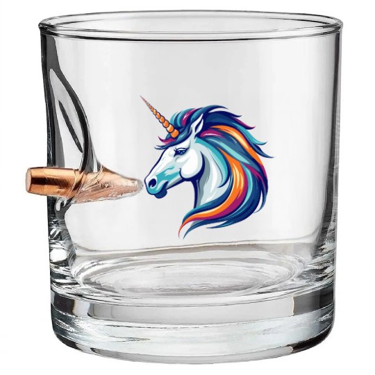 unicorn Bullet Whiskey Glasses