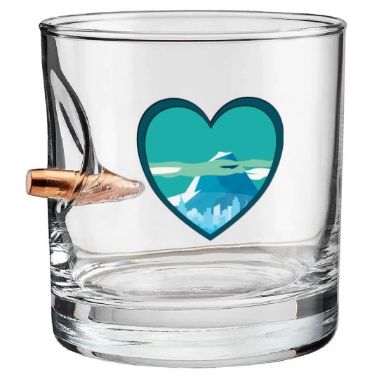 Blue mountain Bullet Whiskey Glasses