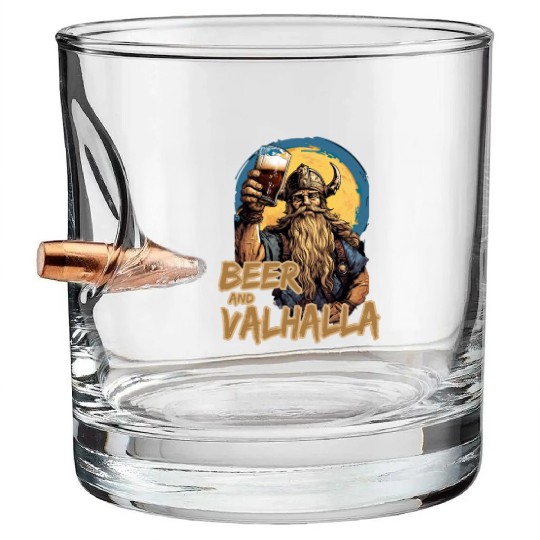 Viking World Tour Vikings Valhalla Odin for a Men Bullet Whiskey Glasses