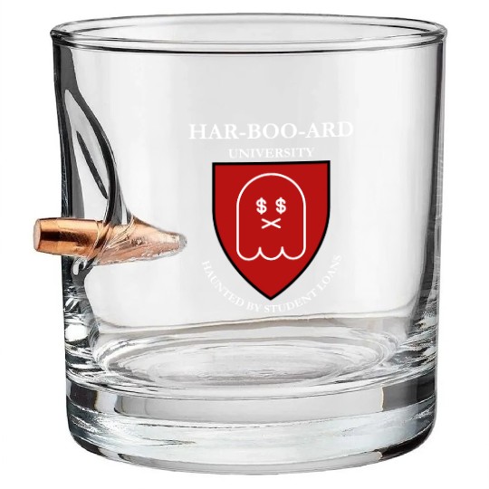 Har-Boo-ard University: Kawaii Vintage Retro Cute Bullet Whiskey Glasses