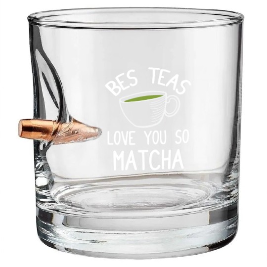 Green Tea Lover Japanese Matcha Latte Drink Matcha Bullet Whiskey Glasses