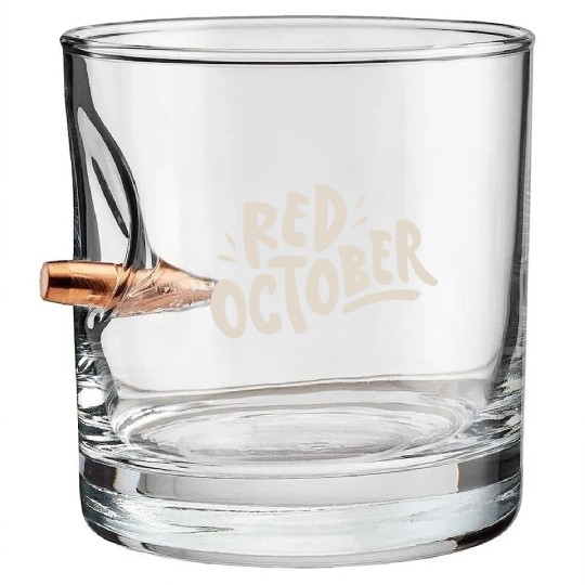 red october phillies Bullet Whiskey Glasses