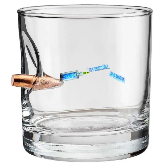 we will revive your heART Bullet Whiskey Glasses