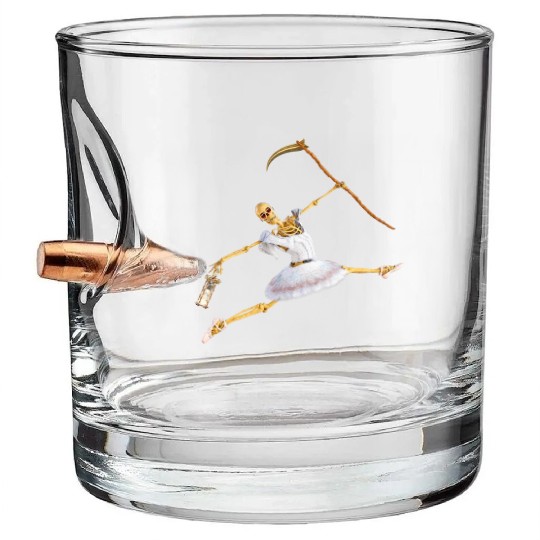 The extraordinary hobby of the Grim Reaper Bullet Whiskey Glasses