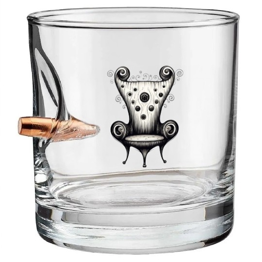 "Horror Halloween" Bullet Whiskey Glasses- Embrace the Terrifying