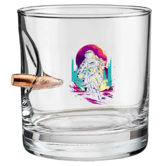 Astro Cycle Bullet Whiskey Glasses