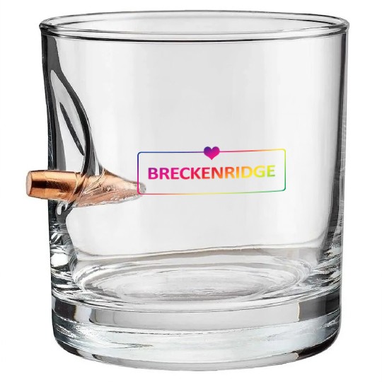 Breckenridge Colorado Usa Bullet Whiskey Glasses
