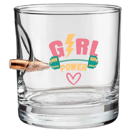 Girl power, gym design. Bullet Whiskey Glasses