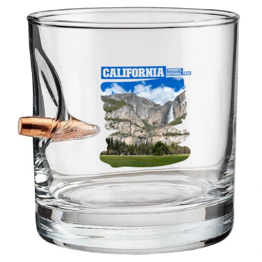 California Yosemite National Park Bullet Whiskey Glasses
