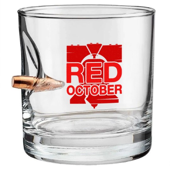 Phillies Red October Philly Philadelphia Bullet Whiskey Glasses