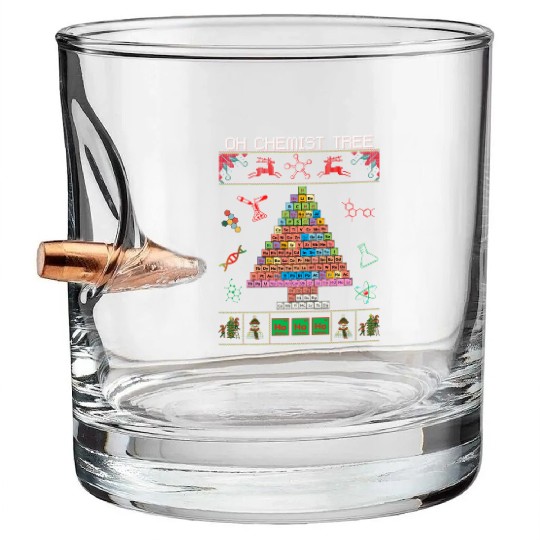 Chemistree Christmas The Perfect Chemistry Bullet Whiskey Glasses