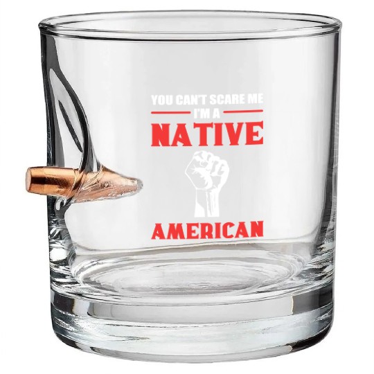 A Native American American Indians Gift Bullet Whiskey Glasses