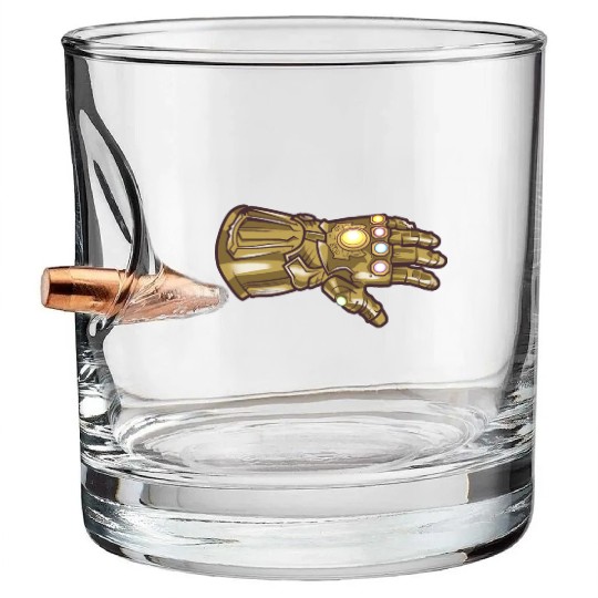 Thanos Infinity Gauntlet Bullet Whiskey Glasses
