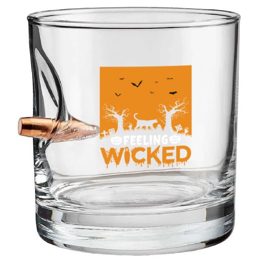 Halloween Feeling wicked Bullet Whiskey Glasses