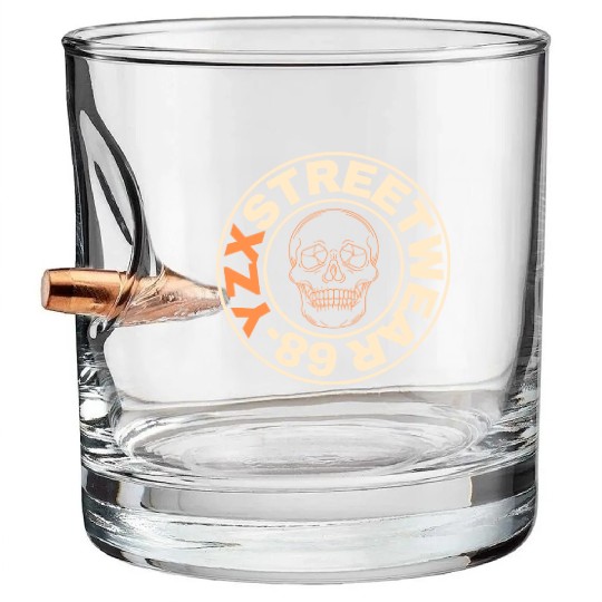 Streetwear skull Bullet Whiskey Glasses