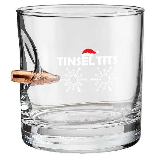 Tinsel Tits Bullet Whiskey Glasses
