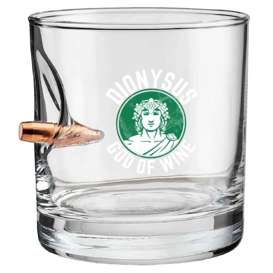 Dionysus Olympian God Of Wine Greek Mythology Bullet Whiskey Glasses