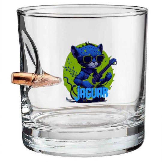 Baby Jaguar Guitar Bullet Whiskey Glasses