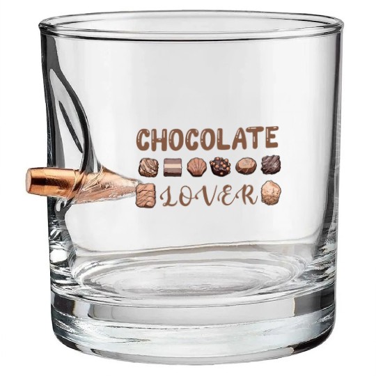chocolate lover Bullet Whiskey Glasses