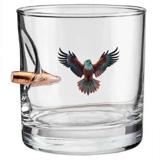 A Eagle... Bullet Whiskey Glasses