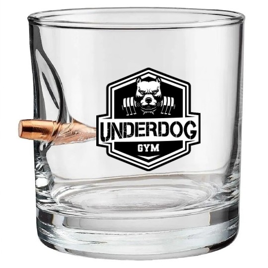 Pittbull - Underdog GYM Bullet Whiskey Glasses